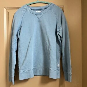 Pact Crewneck Sweatshirt Blue Large Organic Cotton